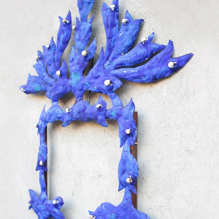 Cornice Artistica Pesci Blu Cobalto Tamburelli AR ARTTAM 2COR lato