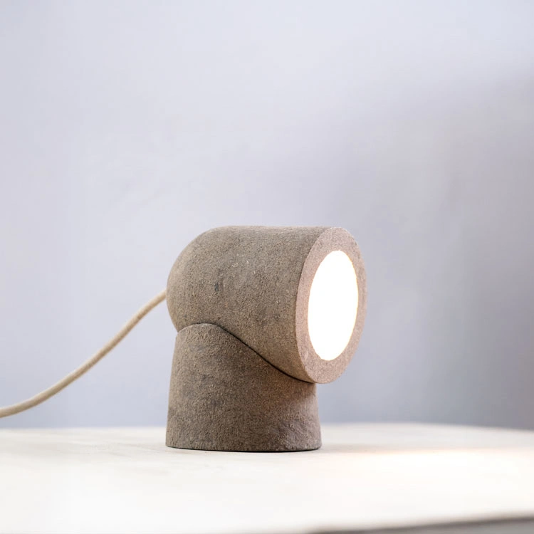 Lampada Tavolo Torsoli AR LAMP TOR01 CAPPUCINA accesa