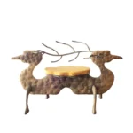 SEDIA Panchina doppio Cervo in ferro di G. TAMBURELLI