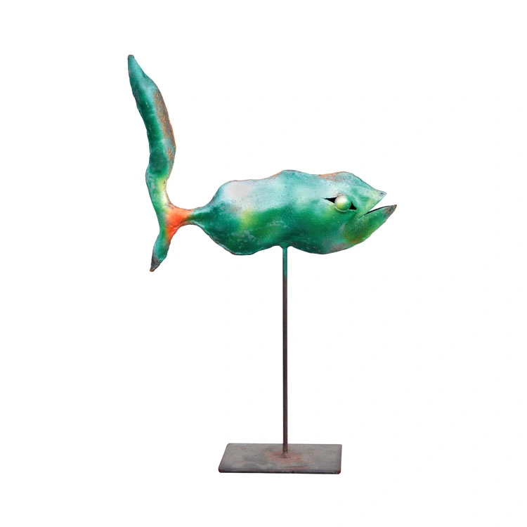 Scultura Pesce Verde Medio Tamburelli AR ARTTAM 4WALLF