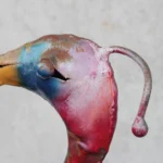 SCULTURA Uccello surreale in ferro di G. TAMBURELLI - immagine 2