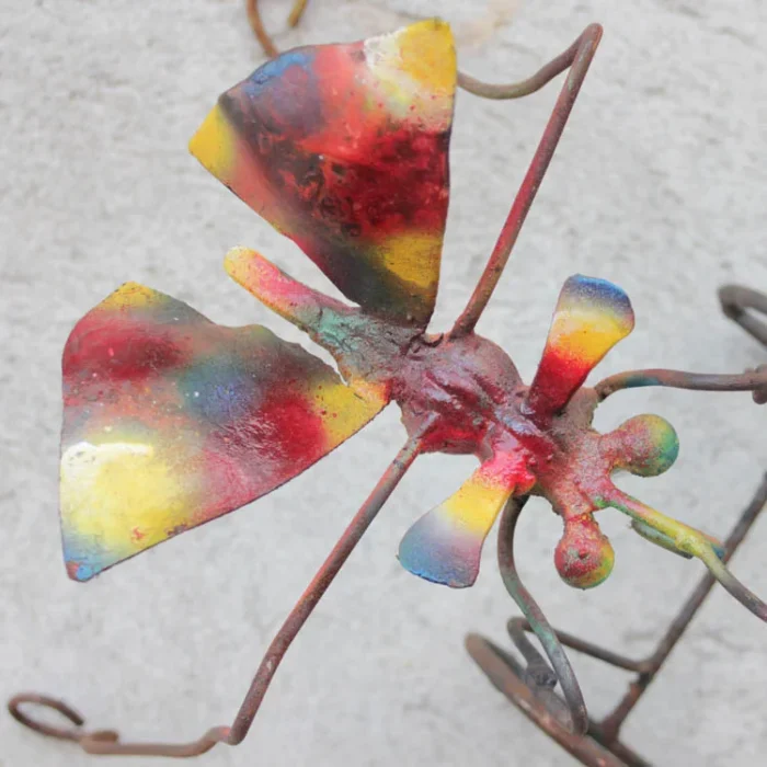 SCULTURA Zanzara in ferro con ruote di G. TAMBURELLI - immagine 2