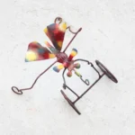 SCULTURA Zanzara in ferro con ruote di G. TAMBURELLI