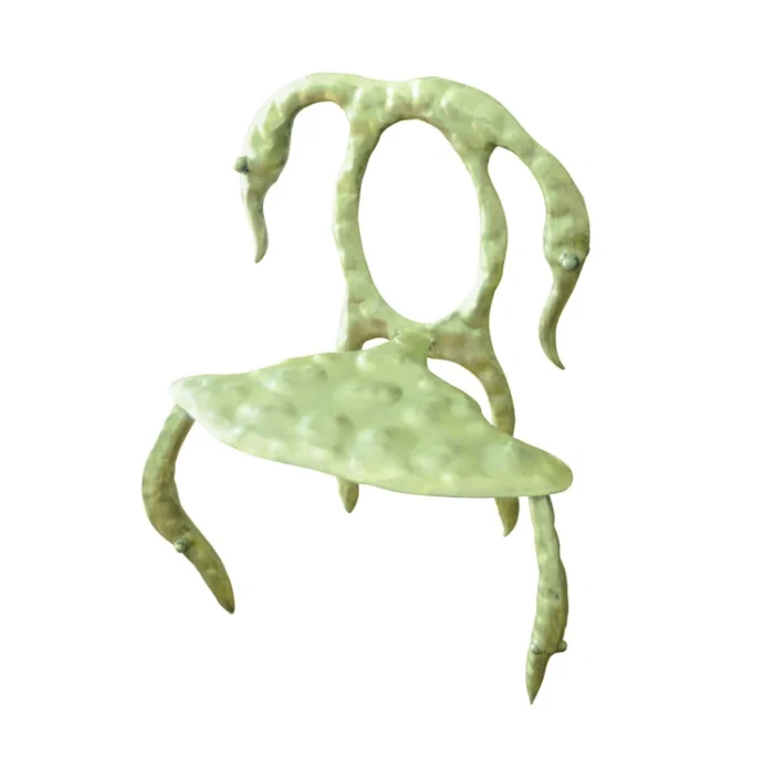 SEDIA Cigni in ferro zincato di G. TAMBURELLI - immagine 2