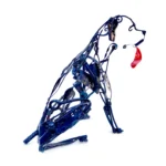 SCULTURA Cane Blu di D. Milanesi - immagine 3