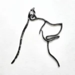 SCULTURA Testa di Cane pastore di D. Milanesi - immagine 3