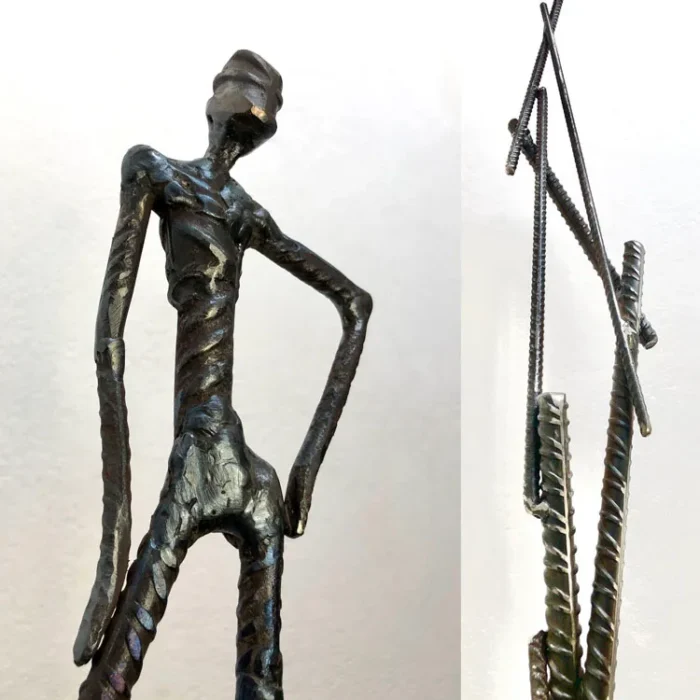 SCULTURA Uomo in bilico di D. Milanesi - immagine 4