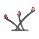 CANDELIERE Genesi 2 in ferro battuto di S. Robiglio - immagine 2