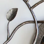 SPECCHIO Curvo bronzato con rami di S. Robiglio - immagine 5