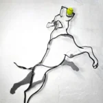 SCULTURA Cane che salta con palla di D. Milanesi - immagine 3