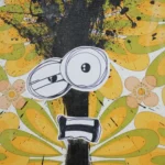 QUADRO ACRILICO-COLLAGE-SOUL 2025- op.8 BLEARG di M.Milanese