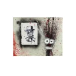 QUADRO ACRILICO-COLLAGE-SOUL 2025- op.10 GAMBLER di M.Milanese - immagine 3