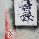 QUADRO ACRILICO-COLLAGE-SOUL 2025- op.10 GAMBLER di M.Milanese